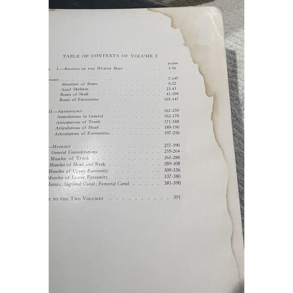 An Atlas of Human Anatomy Vol 1 & 2 by Carl Toldt - 1941 and 1948 Hardcover - Picture 9 of 13